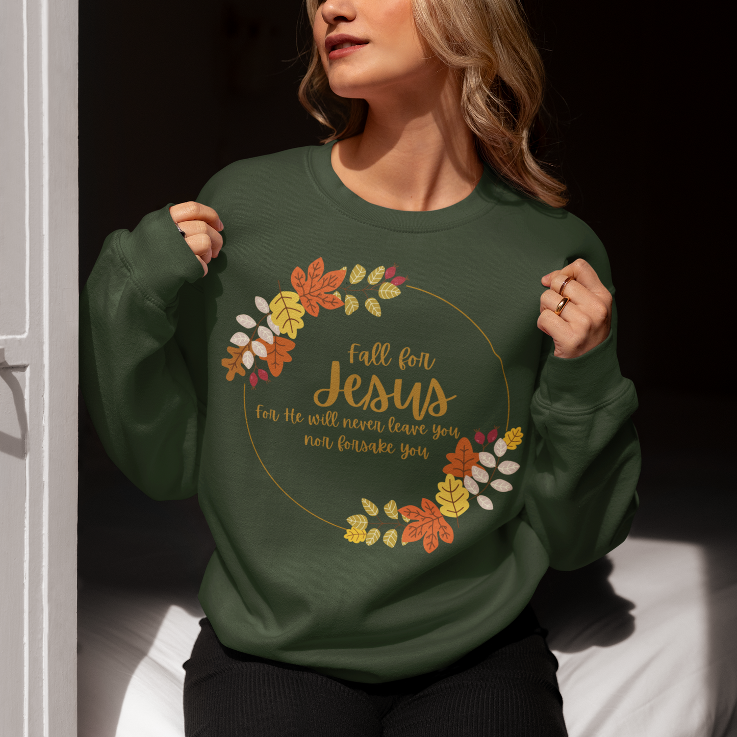 Fall for Jesus Crewneck